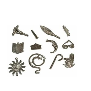 Juego de barra de aluminio Abrebotellas con mango Jigger Cenicero Tong y cubo de vino Herramientas de barra de metal de la India - Product Image 1