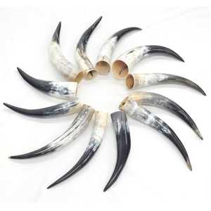 Corne de buffle de haute qualité Viking corne à boire sculptée à la main en verre naturel réglable Style animal Unique pour mariage religieux - Product Image 1