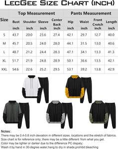Haute qualité hommes décontracté sport Jogging survêtement à manches longues 2 pièces grande taille Fitness gros survêtement pour la saison d'automne - Product Image 6