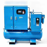 Compresseur d'air à vis à vitesse variable à aimant permanent 20HP 15KW pour applications industrielles