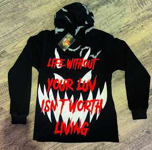 เสื้อฮู้ดดี้ผู้ชายขายดี ผ้าฟลีซลายฟอกสี ปักลาย 3 มิติ สีสั่งทำได้ คอลเลคชั่นฤดูหนาว ปักลายเพชรใหม่ ไซส์ XS ขั้นต่ำในการสั่งซื้อน้อย - Product Image 3