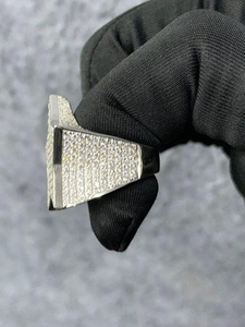 Anillo de lujo para hombre de 10K 18K de oro Hip Hop Trend VVS Lab Grown Full Diamond Star Shape Sterling Silver IGI Certified Costume Fingers - Product Image 4