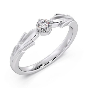 Bague en argent sterling zircon élégante la plus vendue, certifiée IGI, bijoux fins intemporels pour mariages, anniversaires, fêtes - Product Image 2