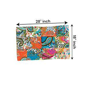 Fundas de Cojín Multicolor con Estampado Paisley de 16x16 Pulgadas, Hechas a Mano, Decorativas en 3D, para Sofá o Cama - Product Image 5