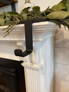 Support de bas de couleur noire forme Simple idéal pour les cadeaux accessoires de fête de fête fournitures parfait pour le décor suspendu de Noël - Product Image 6