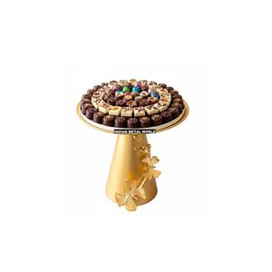 Bol de service décoratif en or de la plus haute qualité, plateau, support, bol à chocolats pour mariage, fête, décoration de la maison à un prix avantageux - Product Image 1