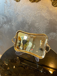 Beau plateau de service en laiton fait à la main avec finition miroir idéal pour décorer les salles à manger et les salons - Product Image 4