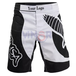2025 Wholesale Custom Sublimation Printed MMA <b>Shorts</b> Men's <b>Grappling</b> Wear for Martial Arts OEM Available - Product Image 2