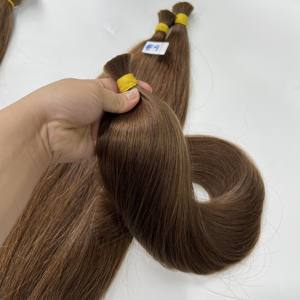 ผมต่อแบบมนุษย์แท้สำหรับต่อขนยาวสีน้ำตาลตรง100กรัมทำจากเวียดนาม - Product Image 4