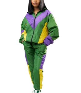 Chándal cortavientos de alta calidad para mujer, de poliéster 100% Material, ligero, de secado rápido, transpirable, estampado de logotipo personalizado 2026 - Product Image 4