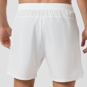 Pantalones cortos deportivos de gimnasio 2 en 1 de diseño personalizado para hombre, peso ligero, tela de secado rápido, entrenamiento de Color sólido, servicio OEM ecológico - Product Image 5