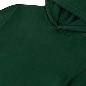 Sudadera con capucha unisex de algodón Premium, Sudadera con capucha verde liso con impresión de logotipo personalizado OEM ODM, fabricante de talla grande, sudadera para hombre - Product Image 2