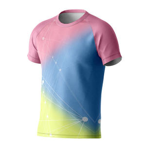 Custom Print OEM Service Sublimation T-<b>shirts</b> <b>Polyester</b> Men Custom Logo <b>100</b>% <b>Polyester</b> Microfiber T-<b>shirts</b> - Product Image 1