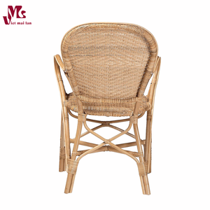 Handwicker Rattan Dining <b>Chair</b> Elegant Furniture for Kitchen Boho Style Wholesale From Vietnam Artisans - Product Image 3