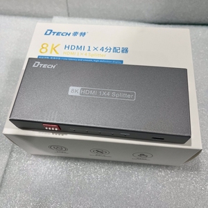 DTech DT-7814(GS) 4 Cổng AV âm thanh-video HDMI <span class=keywords><strong>Splitter</strong></span> 1x4 8K hdmi2.1 1 trong 4 ra Video <span class=keywords><strong>Splitter</strong></span> HDCP 2.3 với EDID - Product Image 3