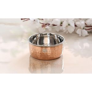 Durable Pure Copper Spa Bowl with Smooth Finish Ideal for Relaxing Foot Soaks Pedicure Salons and <b>Home</b> Spa Treatments - Product Image 5
