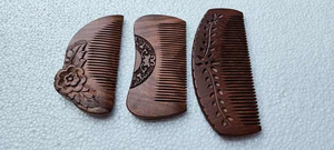 Peine de Dientes Anchos de Madera Ecológico de Alta Calidad para Cabello Rizado, Antiestático, Gran Oferta - Product Image 4