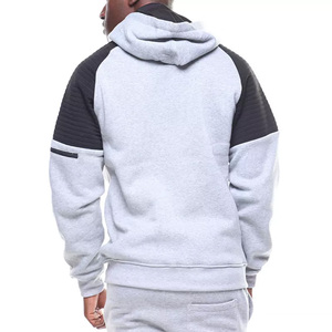 Sudadera con capucha de hockey personalizada de alta calidad OEM 100% Jersey de algodón con cordones tejido de lana cuello con capucha jerseys - Product Image 2