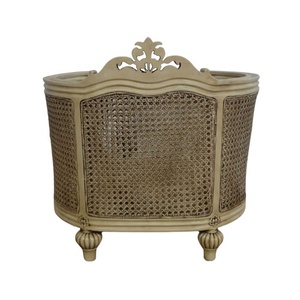 Antique lit pour animaux de compagnie en bois chat canapé rotin chien chaise accessoires pour animaux de compagnie chat et chien maison faite pour meubler les meubles de maison européens - Product Image 6