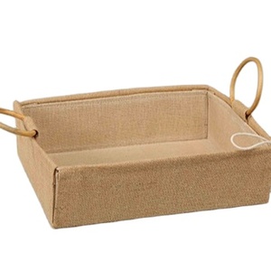 Bandeja de yute hecha a mano de aspecto moderno, accesorio elegante para servir en el hogar, Hotel y cocina, venta de fábrica, Ramadán - Product Image 1