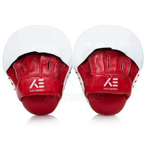 เป้าซ้อมมวย KATBROS รุ่น KI-PP-8304 สีแดงขาว หนังวัวแท้ ทนทาน อุปกรณ์ฝึกซ้อม - Product Image 1