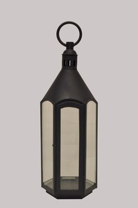 Latest style <b>Lanterns</b> Outdoor Glass Floor Metal <b>Lanterns</b> <b>Garden</b> Decoration Model <b>Candle</b> Holder Ornaments - Product Image 2