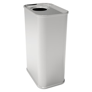 Rectangular Metal <b>tin</b> container Olive Oil Food <b>Storage</b> Container 49 x 75x120mm dimensions 0.4 Lt - Product Image 1
