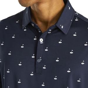 Ropa de Golf de Diseño para Hombre, de Alto Rendimiento, Lujosa, Sublimada, Tejida, Transpirable, con Logotipo Personalizado - Product Image 5