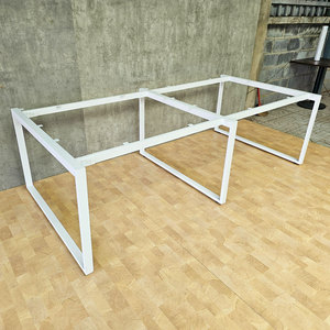 Estructura de Mesa Rectangular Minimalista de Acero Inoxidable con Pintura Electrostática Multicolor, 120x240cm, Requiere Ensamblaje de 4 Piezas - Product Image 4