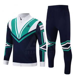 Conjuntos Deportivos Transpirables de Algodón 100% Personalizados, Último Diseño, Ropa de Entrenamiento Sublimada, Tallas Grandes, Secado Rápido para Invierno - Product Image 1