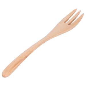 Vaisselle jetable en gros pour gâteau et dessert, petite fourchette à fruits à deux dents en bois massif pour les fournitures de fête promotionnelles et l'expoteur - Product Image 4