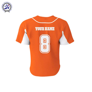 Maillot de baseball à rayures personnalisées unisexe Chemise d'entraînement pour sports de rue pour hommes et femmes avec numéro de nom imprimé Compétitions en plein air - Product Image 4
