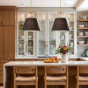 Lámpara colgante cónica Arthur Black, accesorio de iluminación moderno y elegante para decoración elegante del hogar e iluminación ambiental - Product Image 3