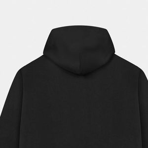 เสื้อฮู้ดดี้โอเวอร์ไซส์ผ้าเฟรนช์เทอร์รี่หนานุ่มพิมพ์ลายสำหรับผู้ชาย ทรงหลวมไหล่ตก  รับผลิตแบบ OEM พร้อมบริการสกรีนโลโก้ตามสั่ง - Product Image 6