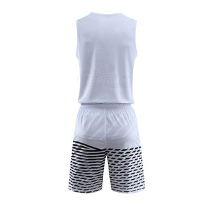 Uniforme de basket-ball à séchage rapide, vêtements de sport de conception unique pour adultes, ensemble respirant de grande taille - Product Image 2