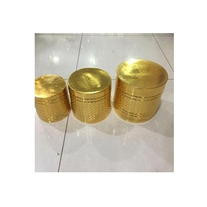 Juego de 3 macetas de hierro para jardín con acabado tallado a mano, estilo de granja moderno ecológico para decoración del hogar interior/exterior - Product Image 4