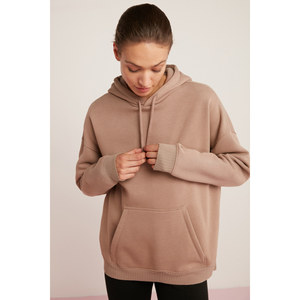 <span class=keywords><strong>Felpa</strong></span> Oversize da Donna ETHIQUET Carly con Cappuccio e Tasca a Canguro, Foderata in Pile Ultra Morbido - Product Image 3