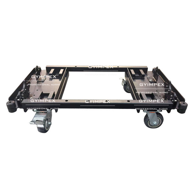 GYIMPEX LS212K3-CHARIOT Customizable Metal Speaker Chariot Dolly for Line Array Subwoofer Transport