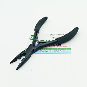 Microalicates de 2 orificios de alta calidad para extensiones de cabello, Micro removedor de vello y herramienta de apertura de proteínas, alicates de cierre de cuentas - Product Image 6