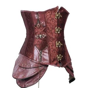 Best Selling Women's <b>Leather</b> <b>Corset</b> Latest Style Wholesale Waterproof Bodysuit Design - Product Image 5