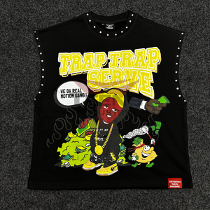 Débardeur de sport pour homme style urbain, en coton personnalisé, respirant, 180g, tricot uni imprimé, pour musculation - Product Image 3