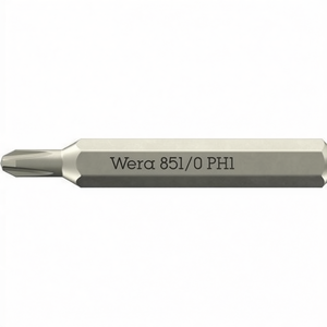 Juego de Puntas de Destornillador 851/0 Micro PH 1, 1" L X 0.30mm, 10 Piezas, Marca WERA, Empaque VPE - Product Image 2