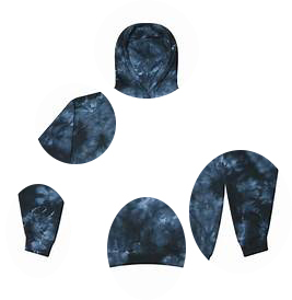 Sweat à capuche vierge en coton doux pour hommes de haute qualité en gros avec manches longues décontracté mode cravate-teinture impression vêtements d'hiver - Product Image 5