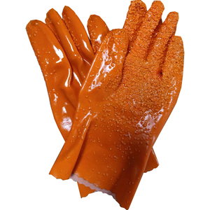 Venta caliente de alta calidad recubierto de PVC seguro trabajo de seguridad guantes de trabajo - Product Image 6