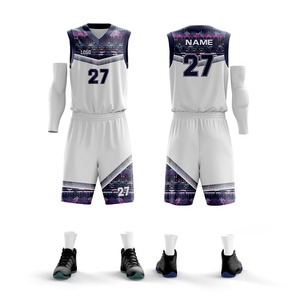 Toàn Cầu Tìm Nguồn Cung Ứng Mạng Cá Nhân Bóng Rổ Mặc Nhanh Chóng Khô Biểu Tượng Tùy Chỉnh Bóng Rổ Set Cho Đội - Product Image 3