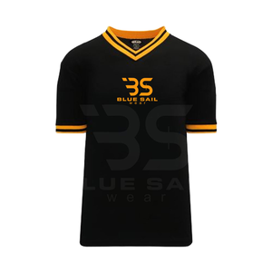 Dernier maillot de baseball personnalisé à quantité minimale de commande basse Vêtements de softball respirants pour garçons Nouveau design Vêtements de sport Chemise de baseball - Product Image 1