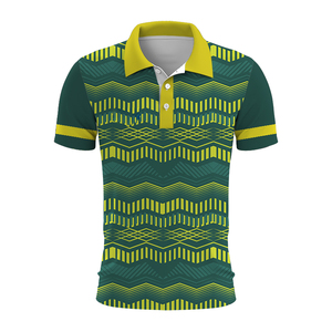 Polos de sublimación de mejor diseño a precio razonable logotipo personalizado cómodo transpirable precio barato Polo de hombre - Product Image 1