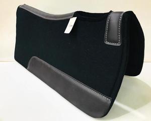 แผ่นรองอานม้าทรงเวสเทิร์นแบบโค้งมน ทำจากผ้าสักหลาด ทนทาน ขายดี พร้อมแผ่นหนังตกแต่ง ปรับแต่งสีและขนาดได้ สำหรับใช้กับม้าขี่ - Product Image 4