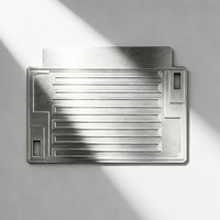 Plaques de refroidissement liquide en aluminium et cuivre sur mesure, plaques à eau froide, usinées par gravure chimique et CNC