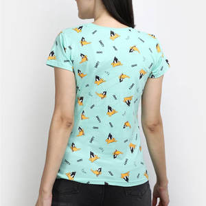 Camiseta ligera para mujer, camisetas personalizadas de Color para mujer, camiseta de manga corta de verano superventas - Product Image 3